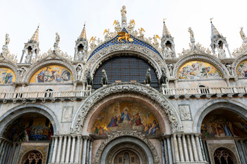 Fototapeta na wymiar San Marco Church on San Marco square