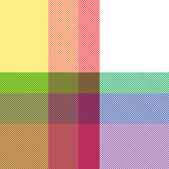 Rainbow Plaid Tartan Checkered Seamless Pattern