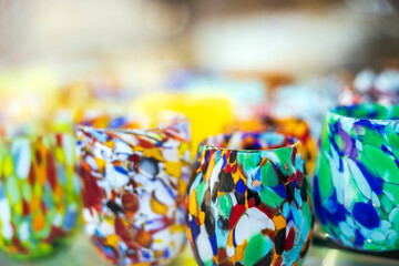 Murano glass on sale in Venice Italy