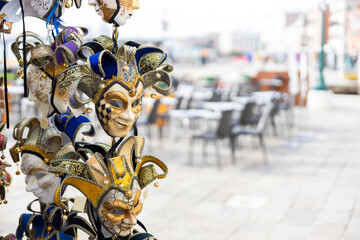 Obraz na płótnie Canvas Venetian carnival masks