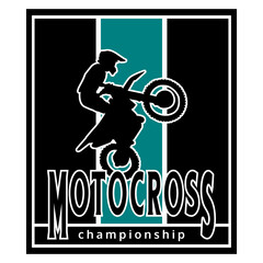 the shadow of a motocross rider's jump