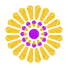 Beautiful Mandala Ornament - Mandala Colorful