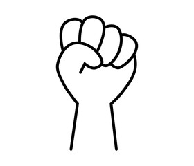 握りこぶしのイラスト素材