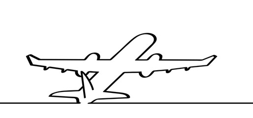 Soaring air plane line path. Take Off airplane, flight route with start point. Vector aircraft sign. Location pointer. Tracking, vacation, holliday. Travel pointer navigation. Tourism. Route Concept.