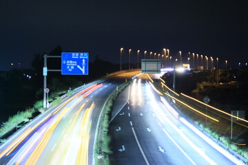 Naklejka premium 光の道 日常の風景