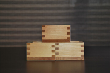 stack of wooden blocks