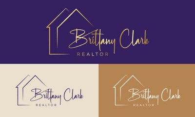 Building and Construction real estate logo design Vector template