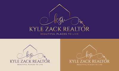 Building and Construction real estate logo design Vector template