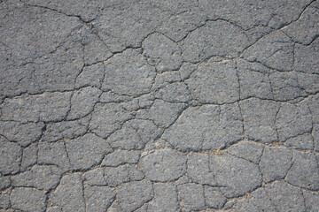 Rissiger Asphalt 