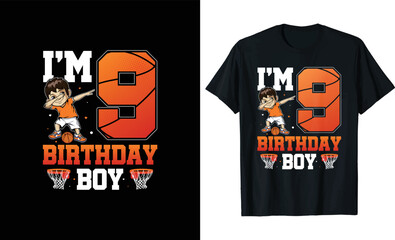 I'm 9 Birthday Boy t-shirt