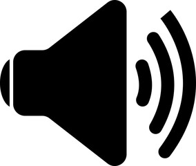 Sound speakers or volume icon doodle vector