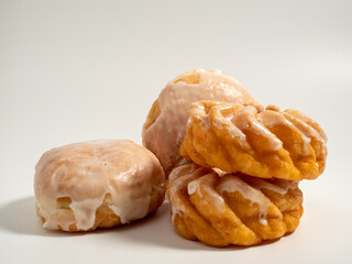 Sweet baked goods. Sweet flour products from the bakery.