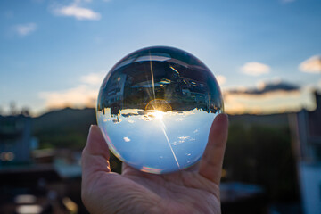 Lensball and City