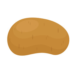 potato vector illustration flat logo icon isolated on white background