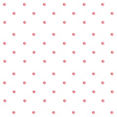Seamless pattern of red polka dots, Pattern watercolor round spots, Background with peas, 
