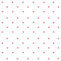 Seamless pattern of red polka dots, Pattern watercolor round spots, Background with peas, 