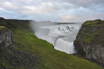 Gullfoss waterfall, Iceland.