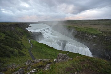 Gullfoss waterfall, Iceland.