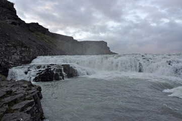 Gullfoss waterfall, Iceland.