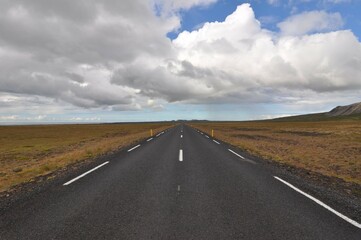 Iceland, country landscapes.