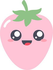 pink strawberry character