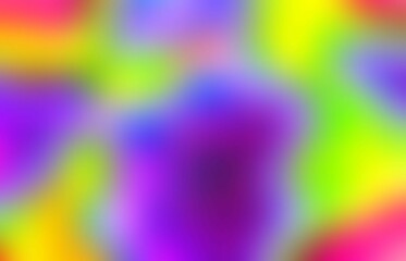Abstract multicolored defocused background. Blurred lines and spots. Neon, glow. Background for the cover of a laptop, notebook.