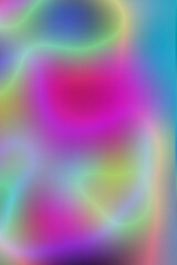 Abstract multicolored defocused background. Blurred lines and spots. Neon, glow. Background for the cover of a laptop, notebook.