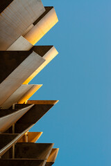 abstract shapes of building