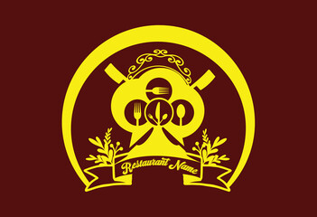 Restaurant new logo and icon design template