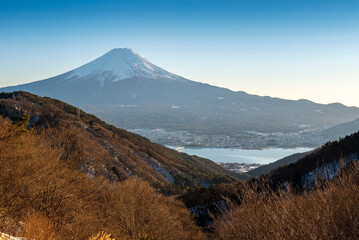 The fuji mountain in Japan