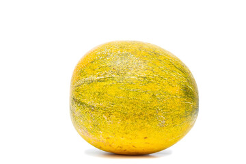 Ripe melon isolated on white background