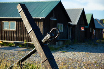 
Fisherman's houses in Sweden - 529255138