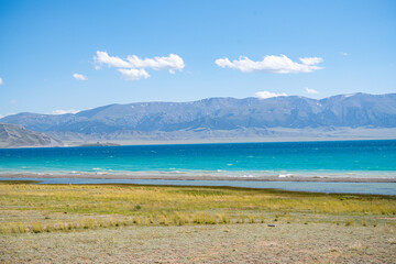 sailimu lake in Xinjiang China