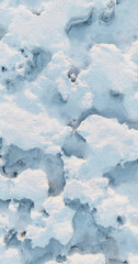 3d rendering. Texture of white loose snow. Background for your winter design