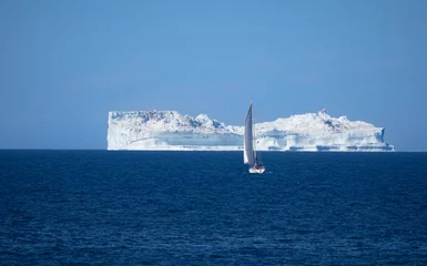 Küchenrückwand glas motiv Sailing along the western coast of Greenland © Luis
