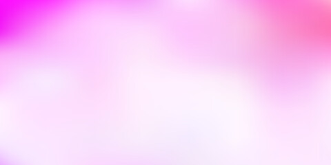 Light purple, pink vector blurred template.