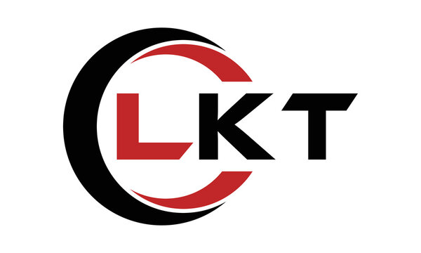 LKT three letter swoosh logo design vector template | monogram logo | abstract logo | wordmark logo | letter mark logo | business logo | brand logo | flat logo | minimalist logo | text | word | symbol