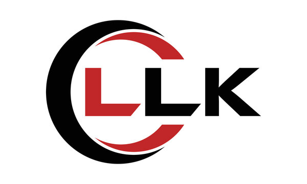 LLK three letter swoosh logo design vector template | monogram logo | abstract logo | wordmark logo | letter mark logo | business logo | brand logo | flat logo | minimalist logo | text | word | symbol