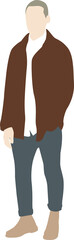People street outfit fashion illustration vector