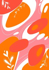 abstract background with natural elements