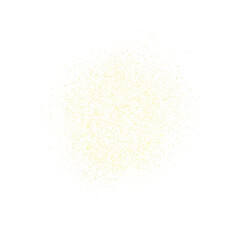 Hand drawn Gold Glitter Brush stroke. Isolated Golden Ink elements