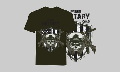 Military Dad Vector T-Shirt Design, Military Dad Gift, Gift For Veteran, Father's Day Gift Stock Vector | Adobe Stock