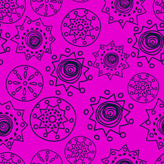 Vector Color. Perforated patterns Papel Picado pattern, hand-drawn solid laces. Hispanic Heritage Month. Polygonal seamless pattern for web banner, poster, cover, splash, social network.
