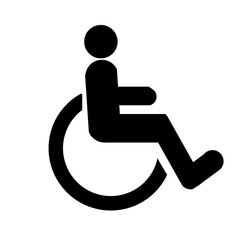 PNG file,Disabled icon ,Handicap patient line icon. linear style sign,easy to use, handicap area.