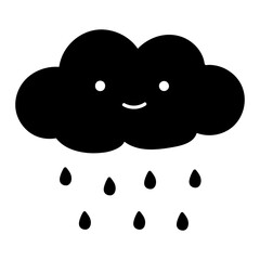 Hand drawn doodle icon - cloud