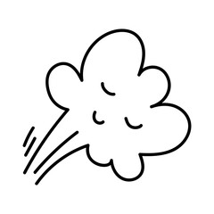 Hand drawn doodle icon - sighs bubble