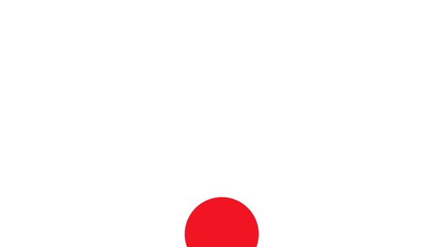 animation abstract a round shape rotating circle