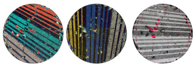 round paper sticker with nice texture and surface, poster or cover elements. 