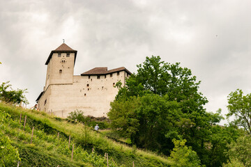 Fototapeta premium Gutenberg castle in Balzers in Liechtenstein
