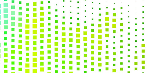 Light Green, Yellow vector layout with lines, rectangles.